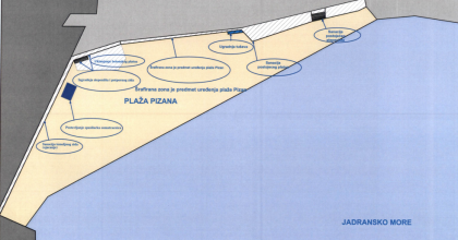 U procesu raspisivanje tenderskog postupka za rekonstrukciju i uređenje plaže Pizana